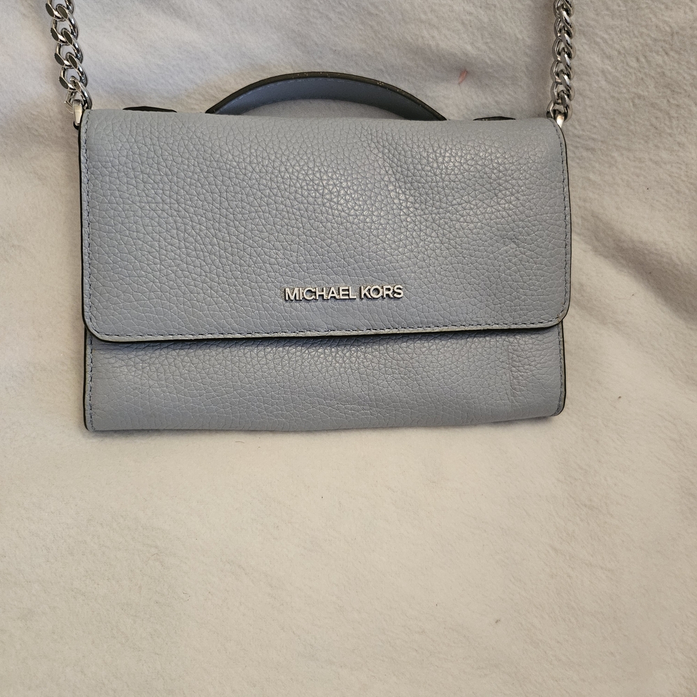 Michael Kors Light Blue Crossbody Bag